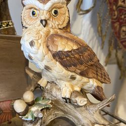 Owl Figurine Statue 