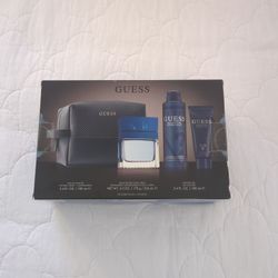 NEW Sealed Guess Seductive Homme Blue 4-Piece Men's Gift Set