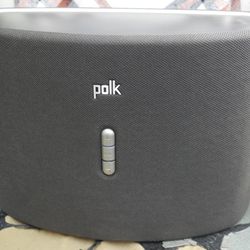 Polk Audio Omni S6 Wireless Wi Fi Music Streaming Speaker With Play Fi Black. used. tested. in a good working order.