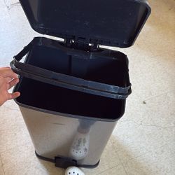 13 Gallon Stainless Steel Trash Can  