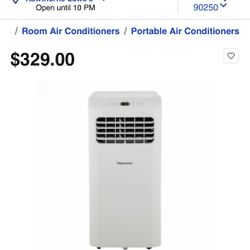 A/C Portable Air Conditioner 6,000 BTu 