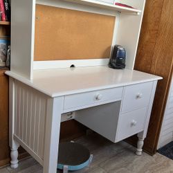 Desk - Hutch Included. 