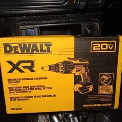 DFWALT XR brushless Drywall Screwgun