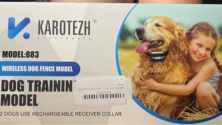 KAROTEZH Model 883 Wireless Dog Fence & Training Collar – Brand New, Never Used