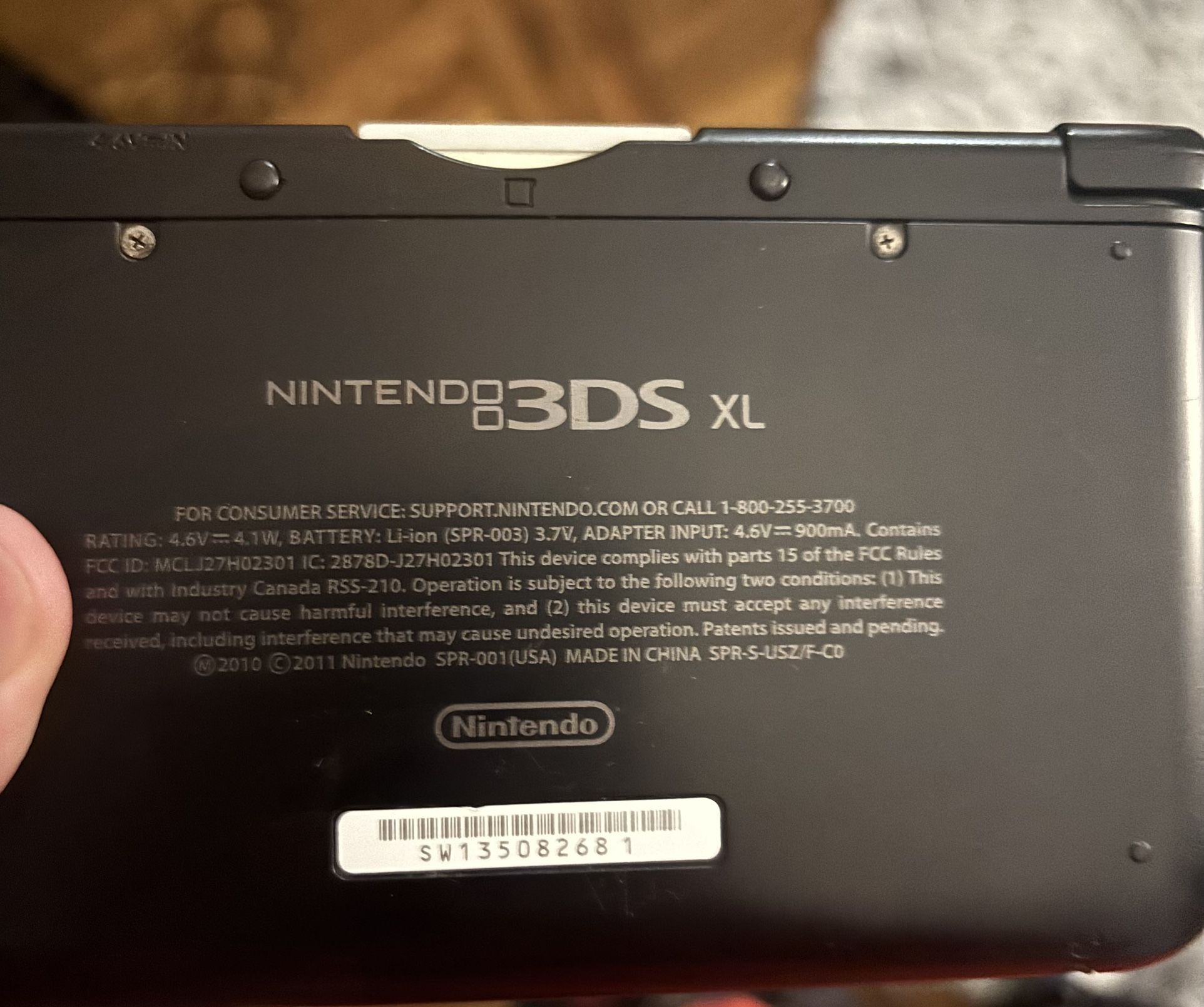 Black 3DS XL Modded