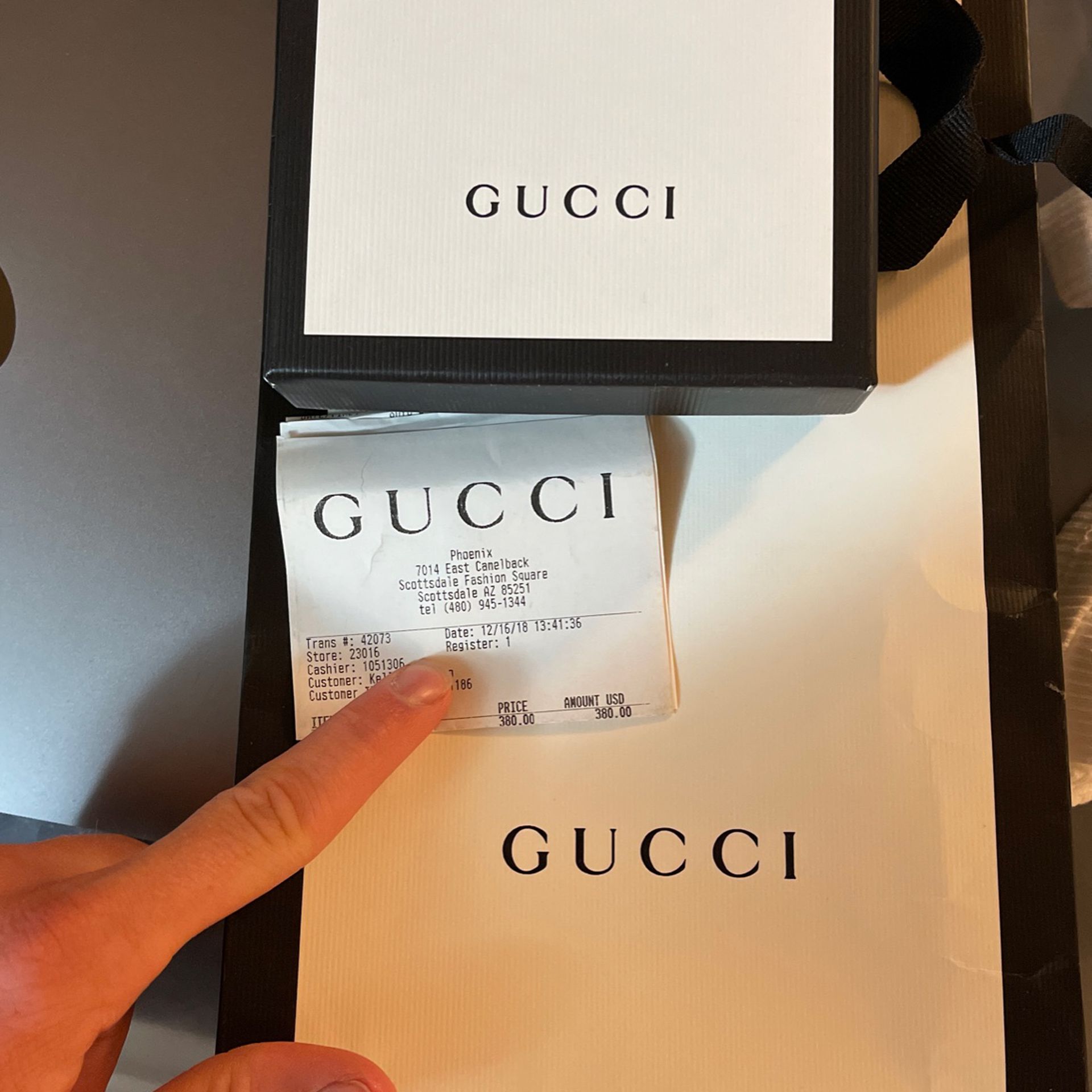 Authentic Gucci Bag, Wallet Case (box&bag Only)
