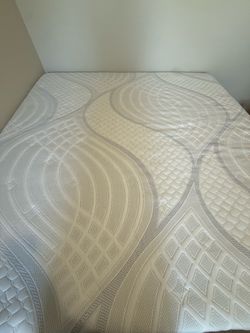 King size bed and foundation