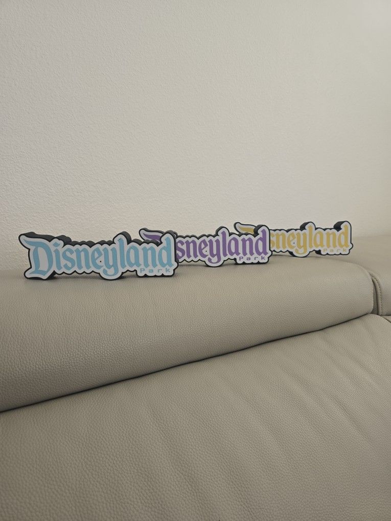 3D Print Disneyland Signs.