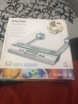 Báscula de cosina nueva de cristal
