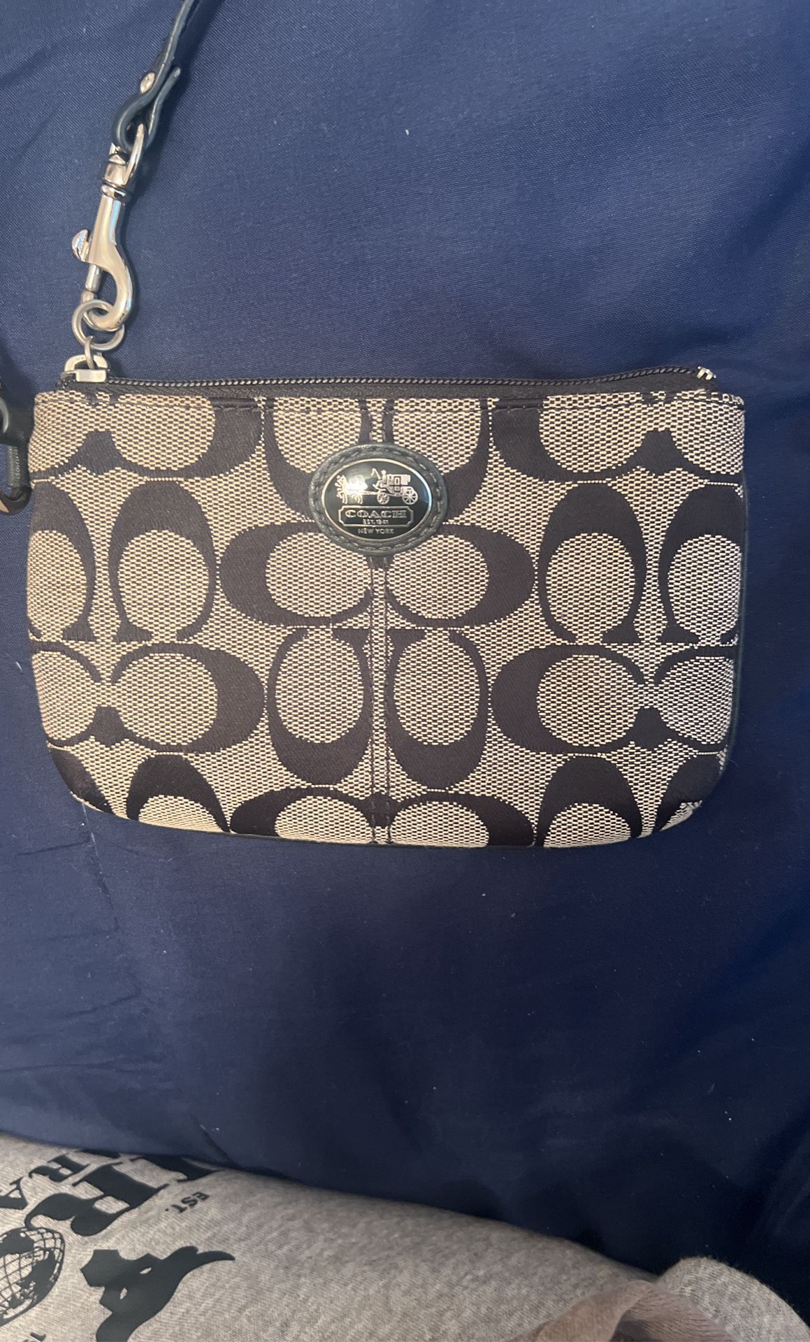 Vintage coach wristlet 