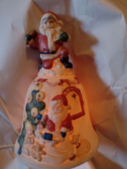 Vintage Light Up Christmas Bell