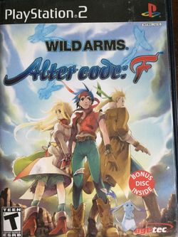 Wild arms alter code F PS2 w/bonus disc