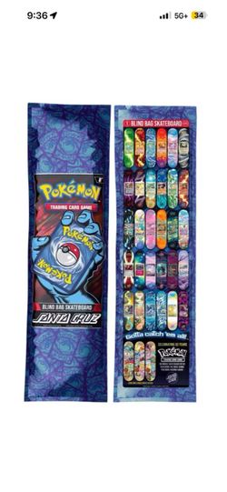 Santa Cruz Skateboards x Pokemon Deck Blind Bag