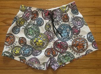 Versace Medusa Womens Colorful Shorts Size Small