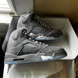 Jordan 5 Wolf Grey size 8.5