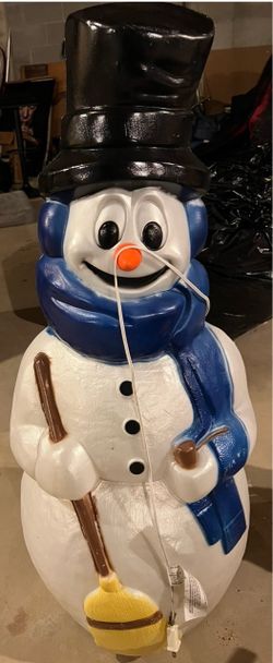Christmas yard deco snowman
