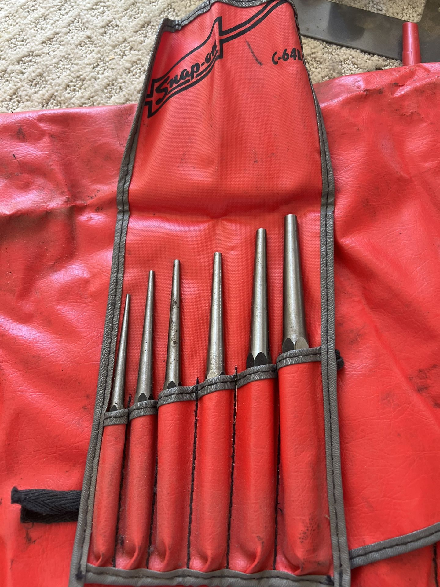 Snap-on Punch Set 6 PCs