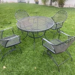 Better Homes Wrought Iron Patio Dinning Set