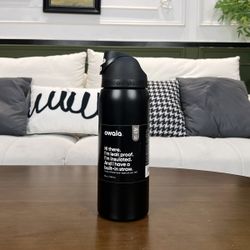 owala 32 Oz Insulated Stainless Steel Water Bottle With Straw For Sports And Travel, Hint Of Grape & Insulated Stainless Steel Water Bottle With Straw