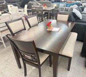 🔥 HOT 4TH OF JULY DEAL! 🔥 Langwest Dining Set 6pc