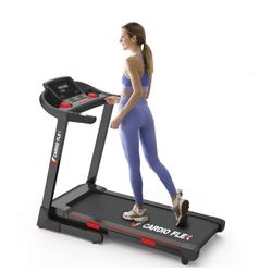 Cardio Flex Full Folding Treadmill with Incline, Running Machine for Home and Gym Workout Treadmill