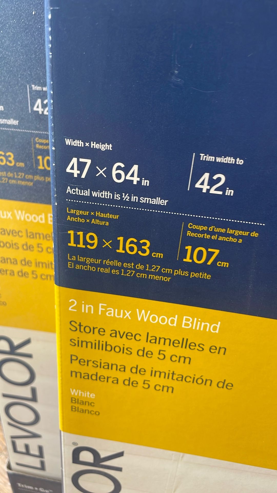 Levolor 2 Inch Faux Blinds