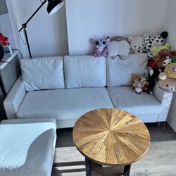 IKEA White Sofa 
