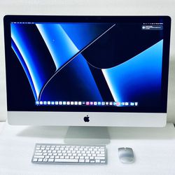 Apple iMac Slim 5K Retina 27in. Late 2015 A1418 32GB 4.12TB Fusion Core I7 4GHz With Keyboard & Mouse