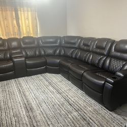 3-piece power reclining sectional 