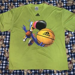 Rare Vintage 90’s Adidas Tuscan Sam Basketball Froot Loops Kellogg’s Shirt Sz Xl