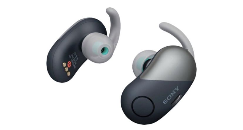 Sony - WF-SP700N Sport True Wireless Noise Cancelling Earbud Headphones
