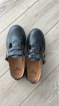 Dr. Martens Black Leather Mary Jane Shoes