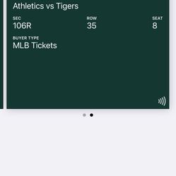 Oakland Athletics Tickets 9/22 