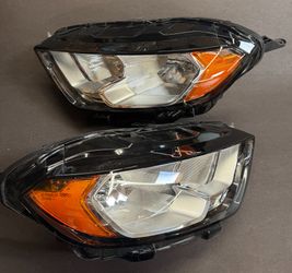 Pair Headlights Assembly 2018-2022 Ford EcoSport S Sport Left Right Side Headlamps 