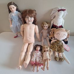 Assorted Dolls $1-$5 Dorothy Reproduction Porcelain
