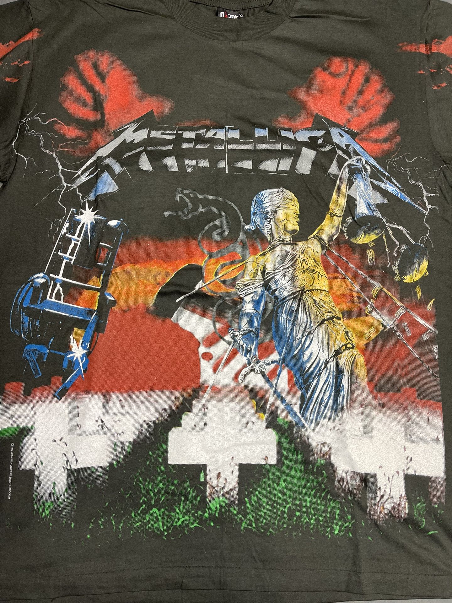 Metallica Modern Boot AOP T-Shirt - Size XL