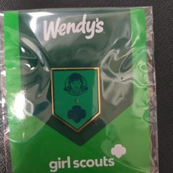 Wendys Girl Scouts Pin 