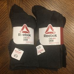 NWT Reebok crew socks 10 Pairs
