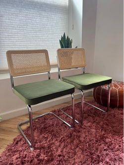 Mid Century Style Cesca Cantilever Chairs