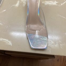 Clear Heels Size 12 Women 