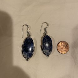 Natural Sodalite Earrings