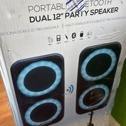 Dolphin Portable, Bluetooth Dual 12 Party Speaker