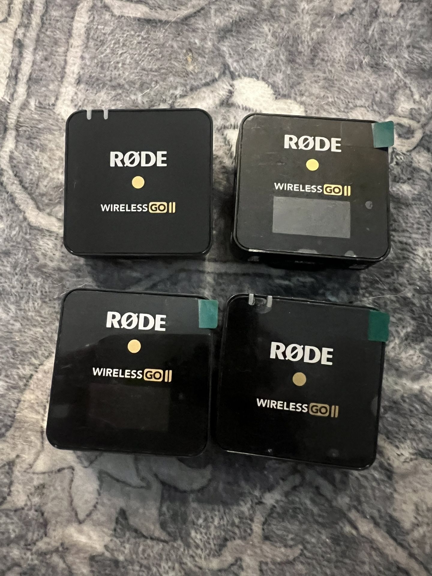 4 PCS X 100 RODE WIRELESS GOII MICROFONE