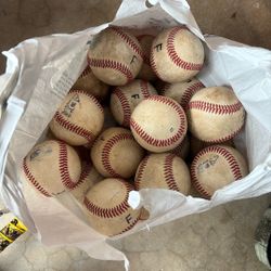 30 Leather Baseballs 