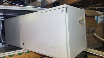 Office desk hutch cabinet Kimball