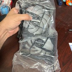 2 New Case Msi Fans