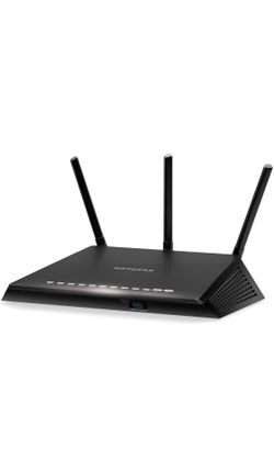 NETGEAR Nighthawk Smart Wi-Fi Router, R6700 - AC1750 Wireless Speed Up to 1750 Mbps | Up to 1500 Sq Ft Coverage & 25 Devices | 4 x 1G Ethernet and 1 x