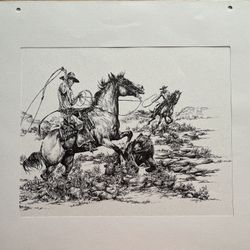 Don Gill Sketch Bear On Calf Creek