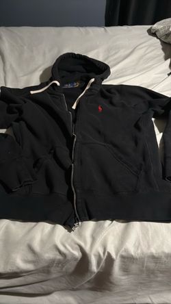 Polo Ralph Lauren Black Zip-Up Hoodie