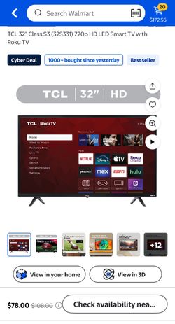 32” TV TCL Roku